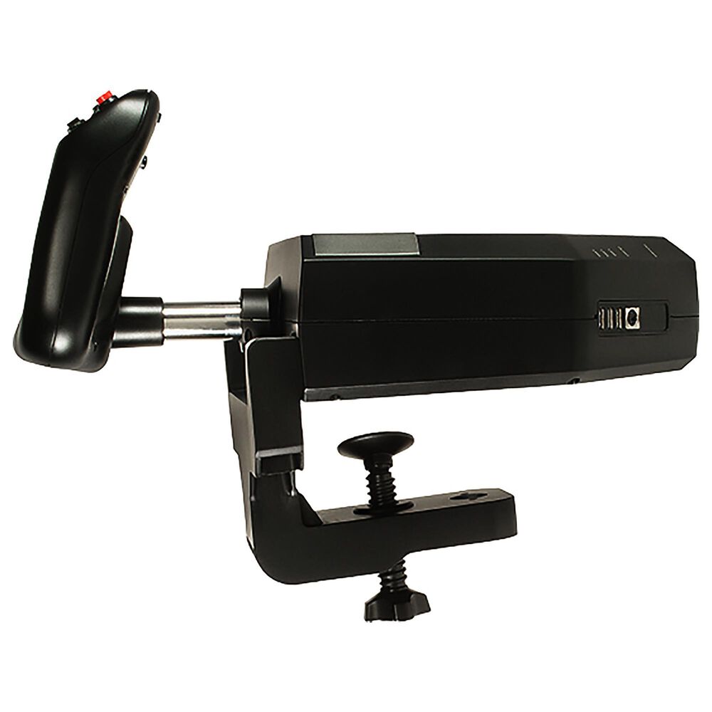 Logitech Flight Yoke System Professional Simulation Yoke and Throttle Quadrant in Black, , large