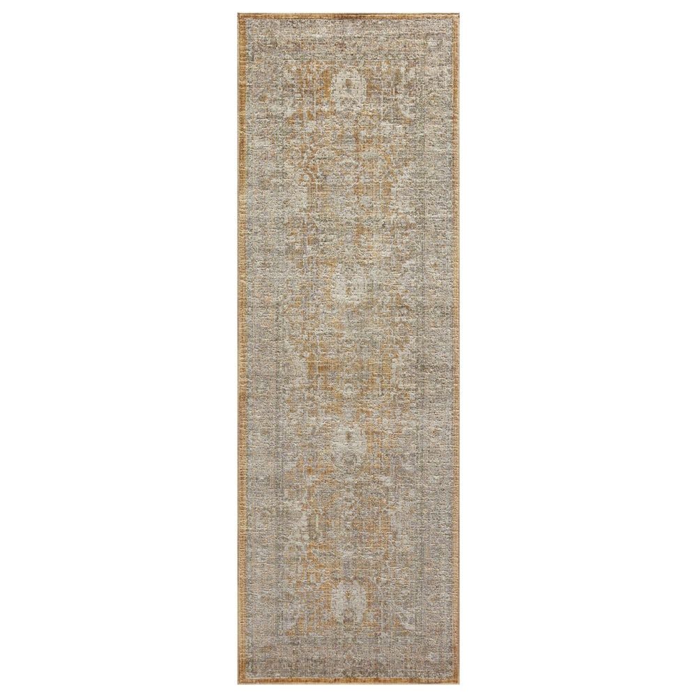 Chris Loves Julia x Loloi Rosemarie 2&#39;7&quot; x 12&#39; Gold and Sand Runner, , large