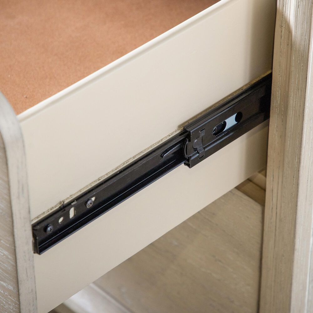 Furniture of America Sandnes 2-Drawer Nightstand in Light Oak and Gold, , large