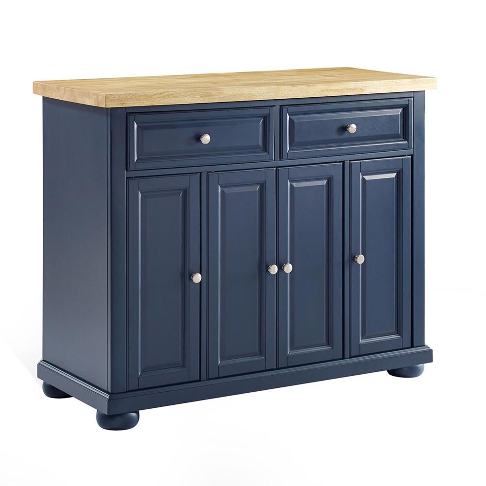 Crosley Furniture Madison Kitchen Cart in Navy, , large