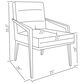 Coaster Kirra Accent Arm Chair in Cream, , large