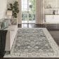 Dalyn Rug Company Tuscany 9" x 12" Charcoal Indoor/Outdoor Area Rug, , large