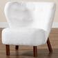 Baxton Studio Cabrera Accent Chair in White, , large