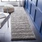 Safavieh Venus Shag VNS604J 2"2" x 8" Grey and Ivory Runner, , large