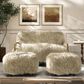 Jennifer Taylor Home Enchante Accent Ottoman in Taupe Beige, , large