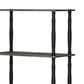HOMLUX Turn-N-Tube 5-Tier Open Storage Bookshelf in French Oak and Black, , large