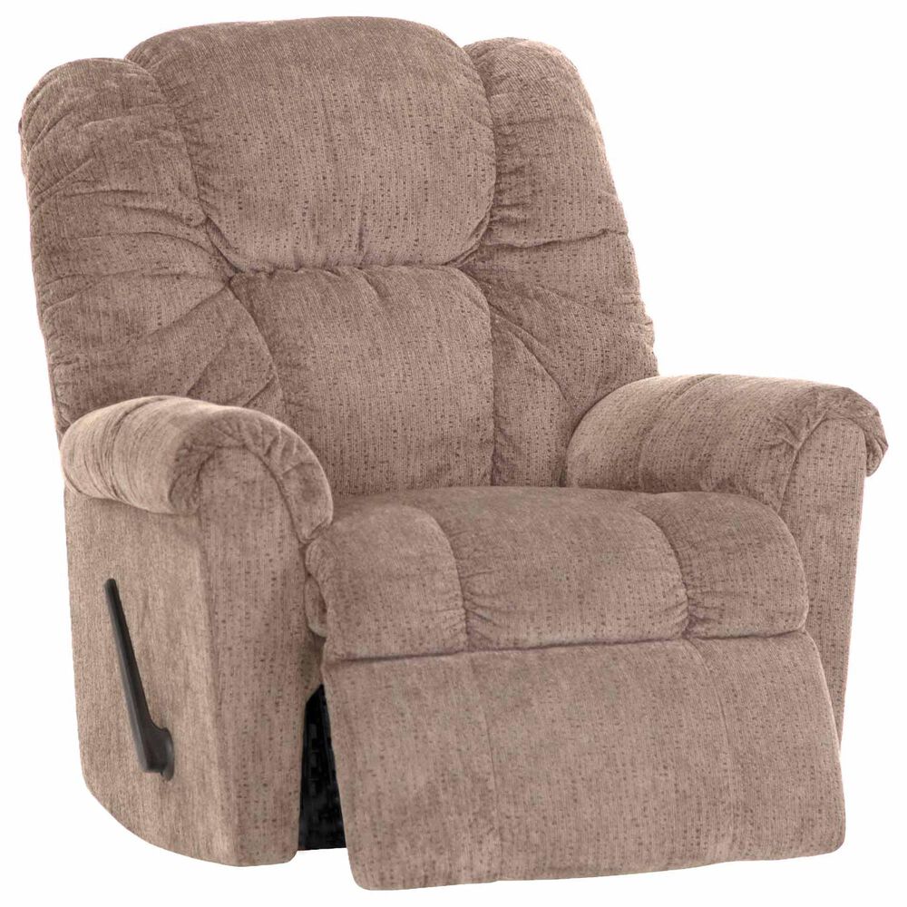 Moore Furniture Ruben Manual Rocker Recliner in Westwood Toffee, , large