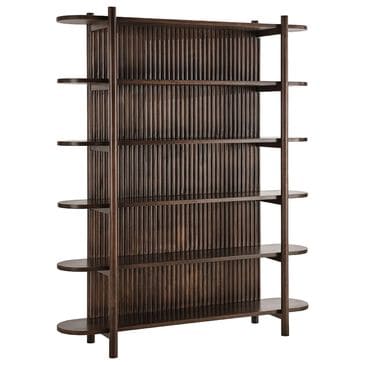 Classic Home Redford 81" Tall Bookcase in Bark Brown, , large