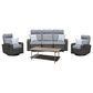 Summit Home Hampton Cove 4-Piece Patio Conversation Set in Tobias Color Shadow, , large