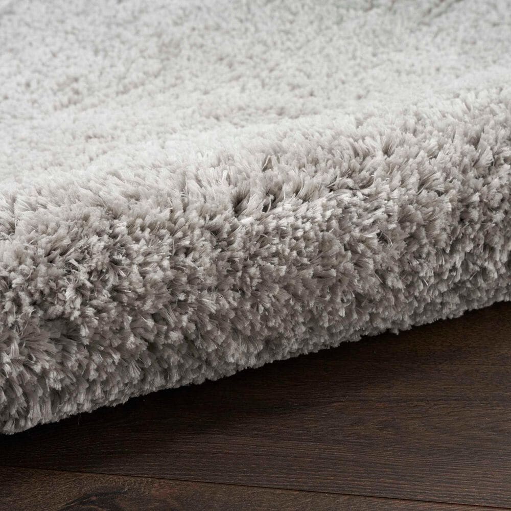 Nourison Dreamy Shag 4&#39; x 6&#39; Silver Area Rug, , large
