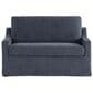 Lifestyle Solutions Harper Twin Convertible Sleeper Loveseat in Navy, , large