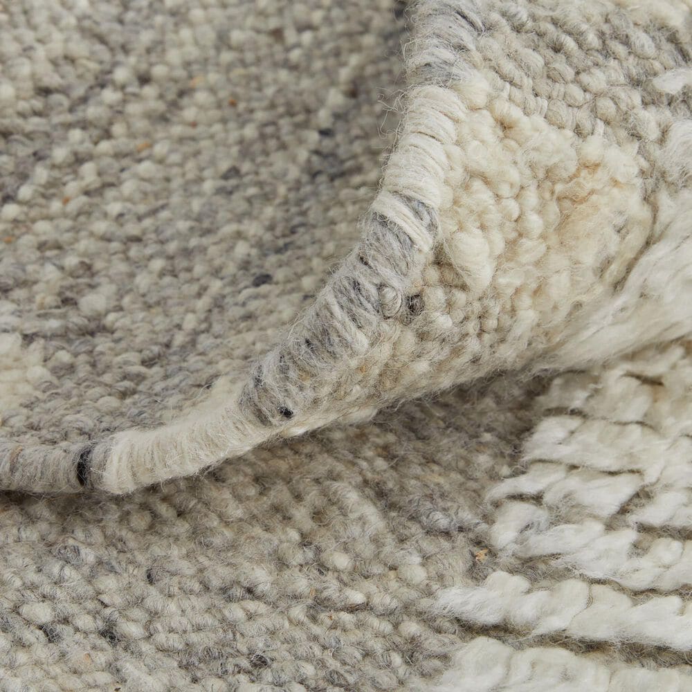 Feizy Ashby 8909F 9&#39; Round Ivory and Gray Area Rug, , large