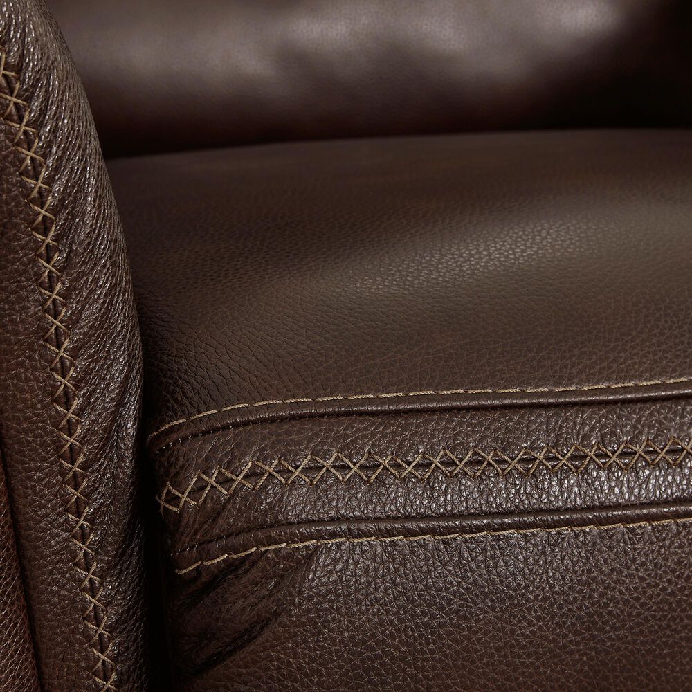 Ashley Alessandro Power Reclining Console Loveseat in Walnut, , large