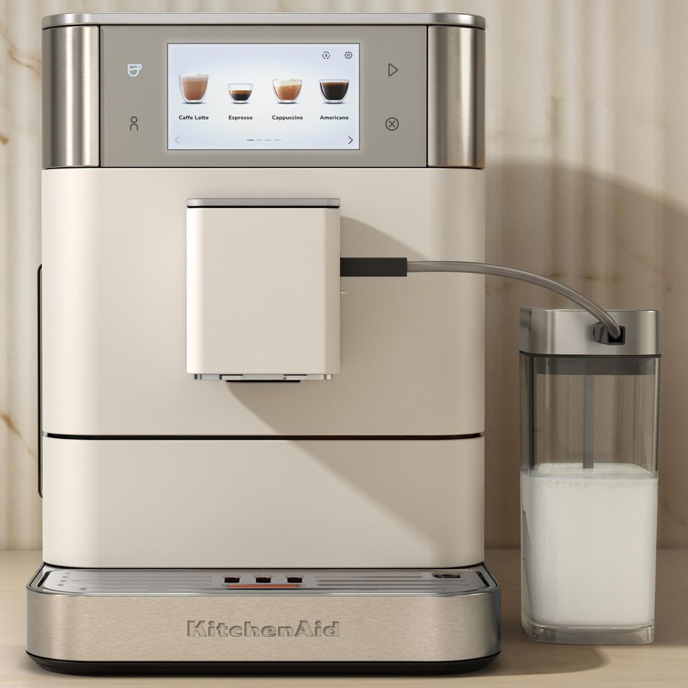 KitchenAid Full Automatic Espresso Machine in Porcelain White, , large