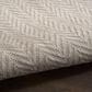 Nourison Horizon HOZ02 Grey 6" x 9" Indoor/Outdoor Area Rug, , large