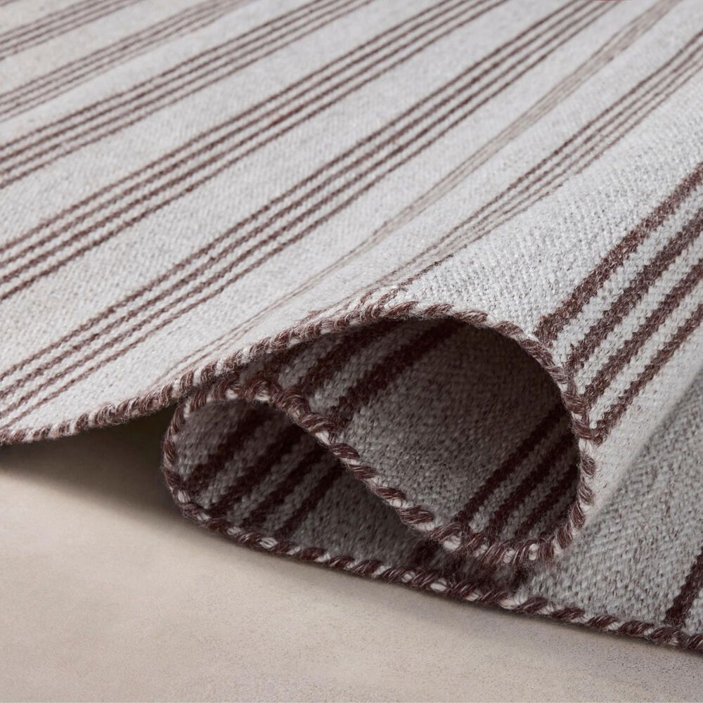 Magnolia Home Charlie Silver and Bark 2&#39;3&quot; x 3&#39;9&quot; Indoor/Outdoor Area Rug, , large