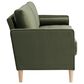 Lifestyle Solutions Langford Stationary Velvet Sofa in Olive, , large