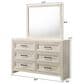 Crown Mark Lorraine 5-Piece Queen Bedroom Set in White, , large