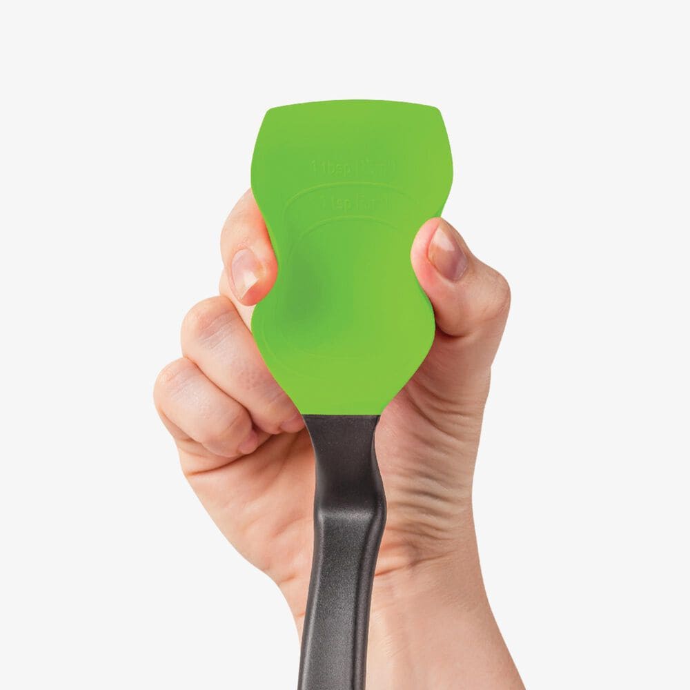 Dreamfarm Supoon Silicone Sit Up Scraping Spoon in Lime Green, , large