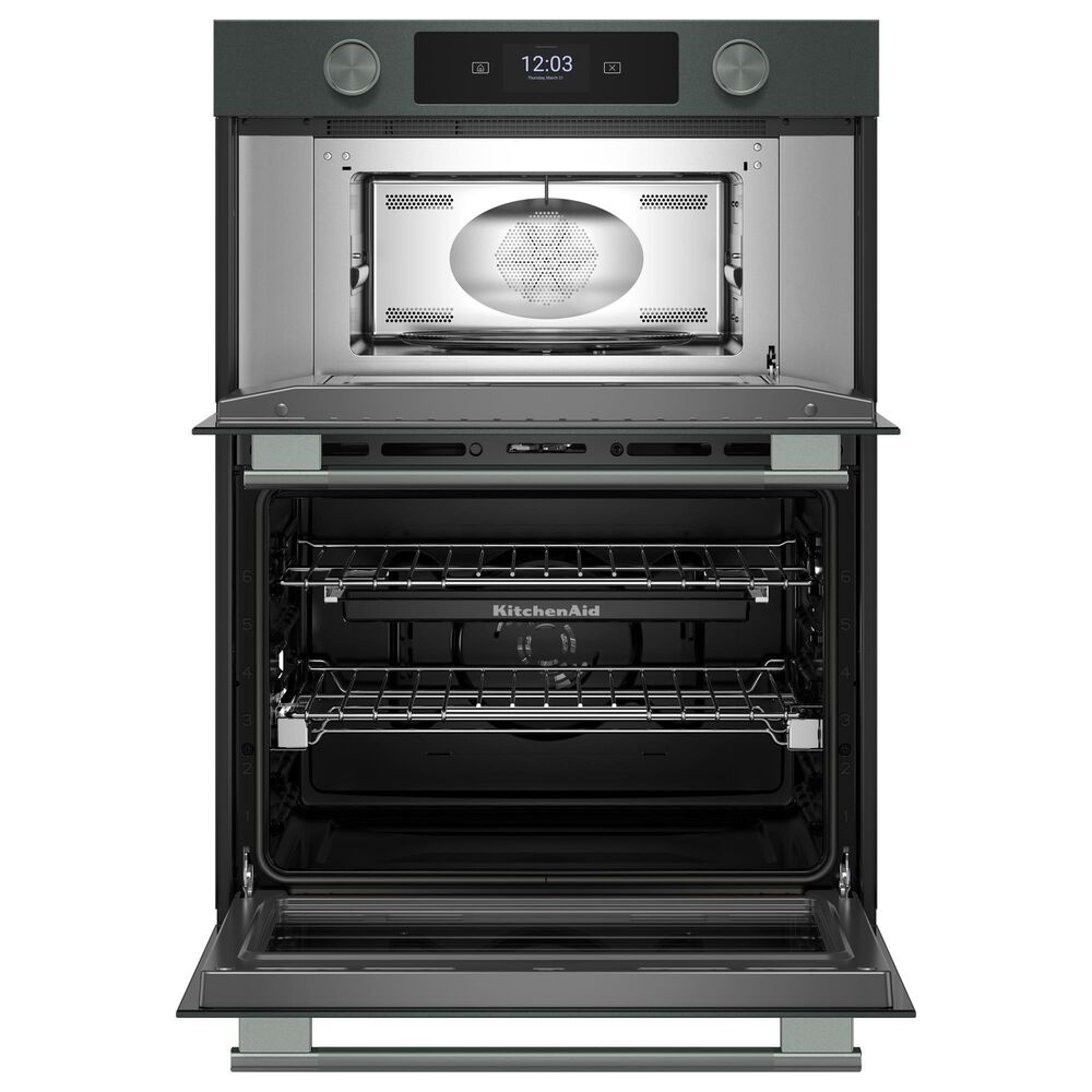 KitchenAid 2-Piece Kitchen Package with Juniper 30" Smart Combination Wall Oven and Black 36" Induction Cooktop, , large