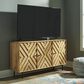 Ashley Cadewick Accent Cabinet in Natural and Black, , large