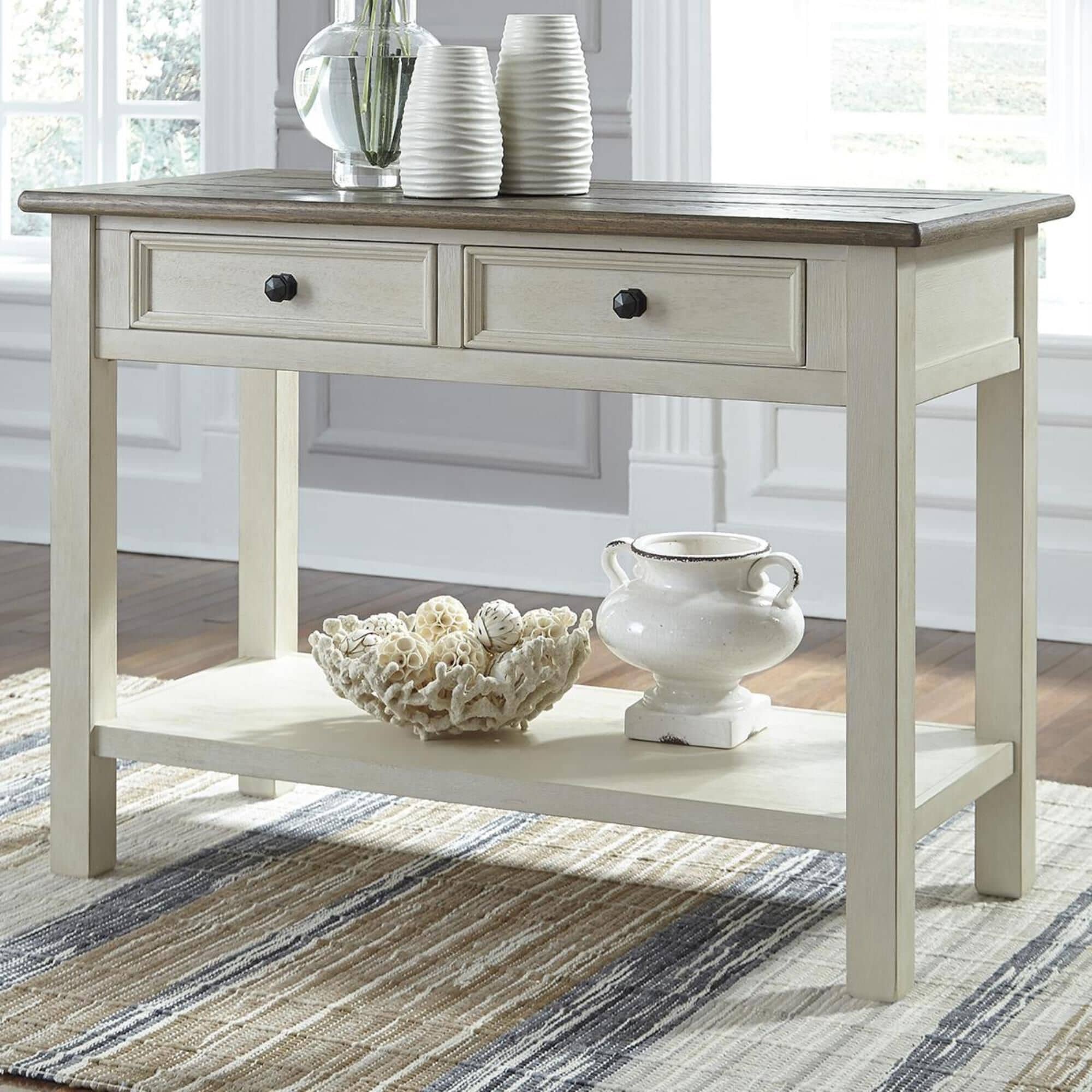 Refurbished outlet sofa table