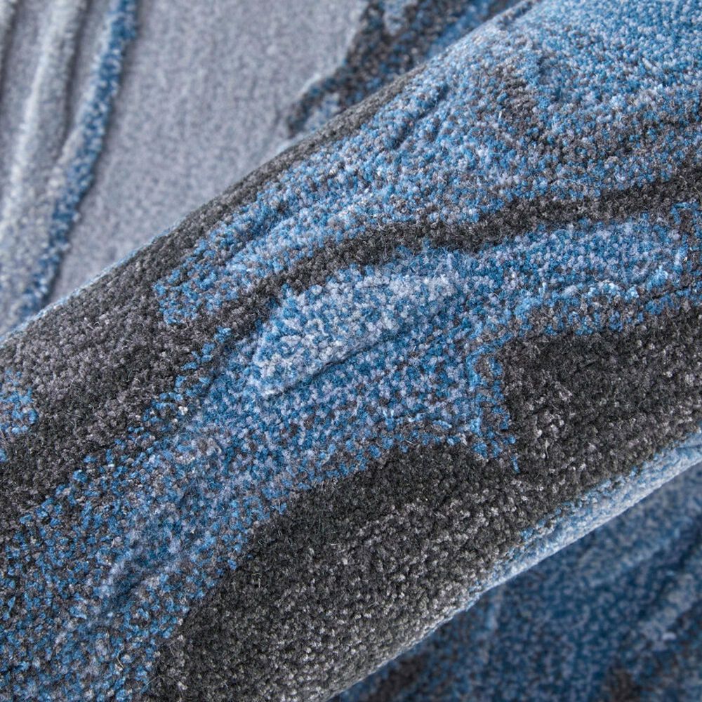 Feizy Rugs Kawai 9&#39; x 12&#39; Blue and Gray Area Rug, , large