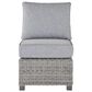Ashley Naples Beach 4-Piece Outdoor Sectional in Gray, , large