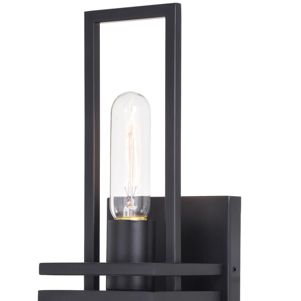 Vaxcel Marquis 1-Light Wall Sconce in Matte Black, , large