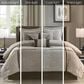 Hampton Park Dallas 7-Piece Queen Comforter Set in Taupe and Chocolate Brown, , large