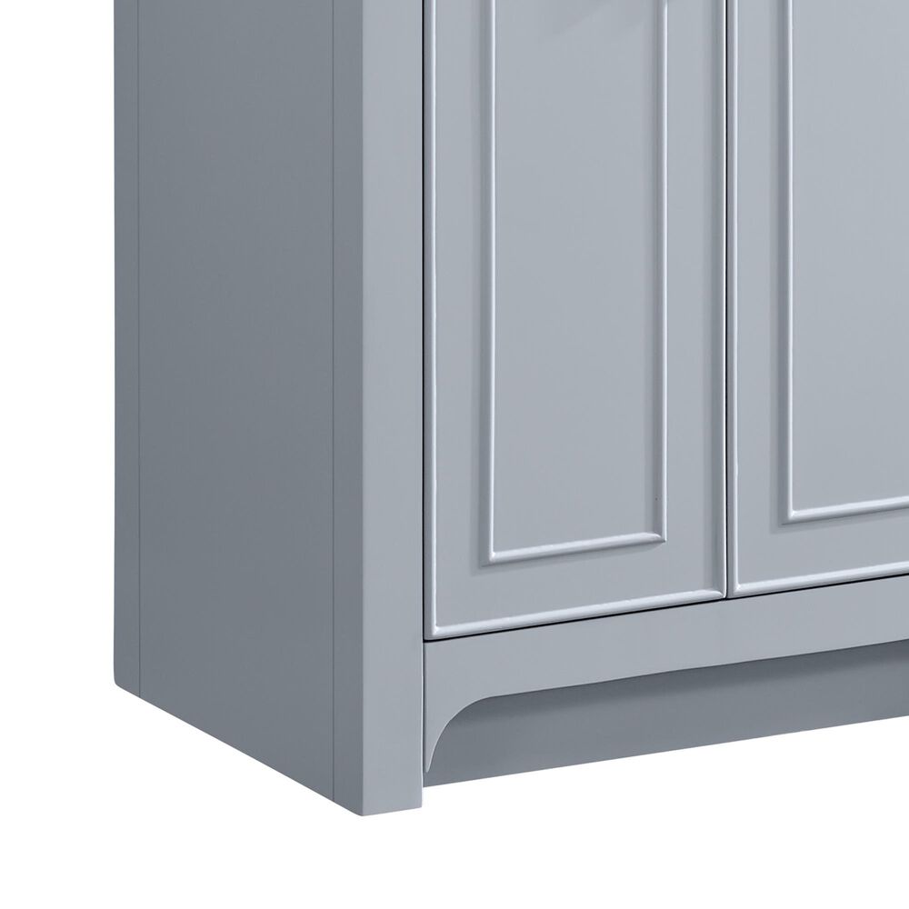 37B Lucerne 36" Single Bathroom Vanity Cabinet in Soft Blue with Marble Top and Backsplash, , large