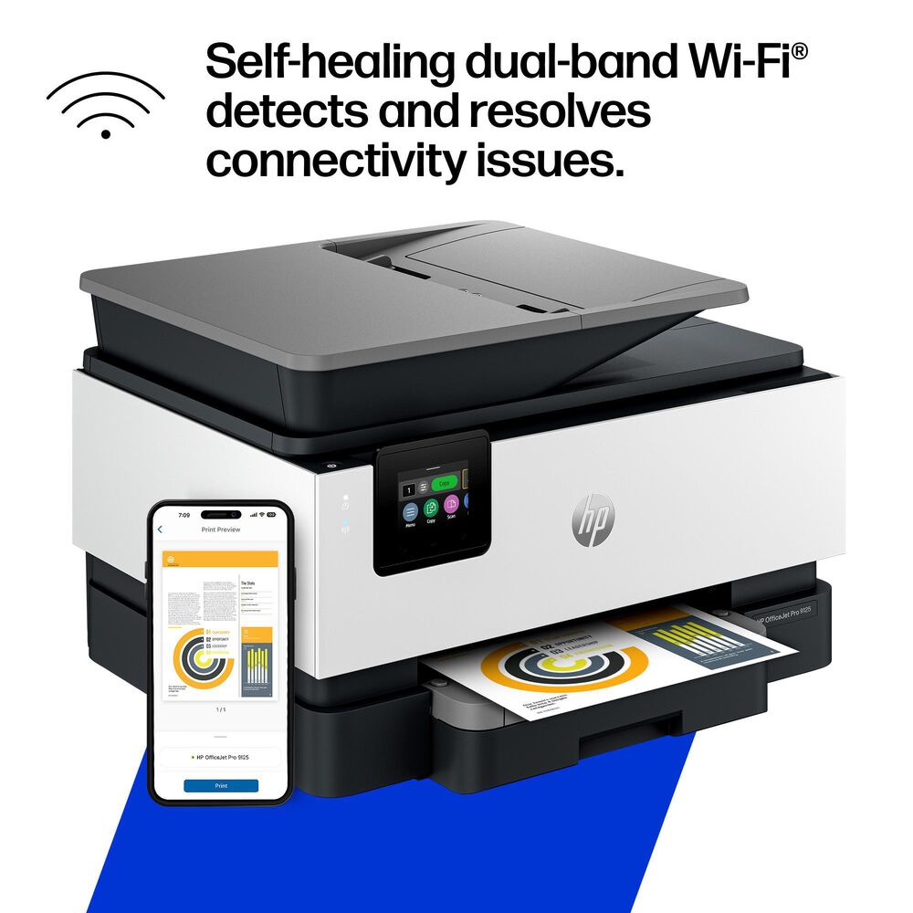 HP OfficeJet Pro 9135 All-in-One Printer in White and Charcoal, , large