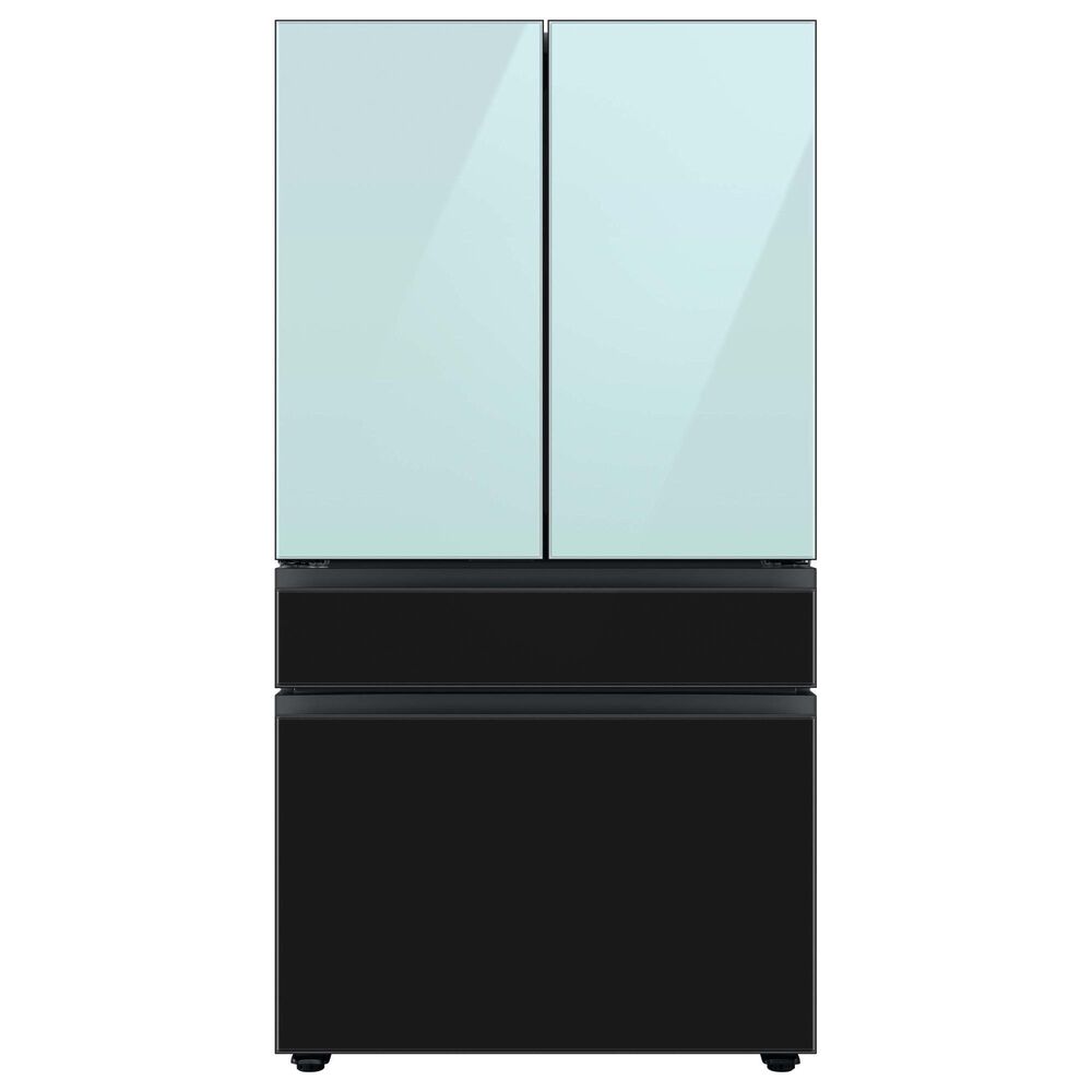 Samsung Bespoke Bespoke 4-Door French Door Refrigerator Middle Panel in Charcoal Glass, , large