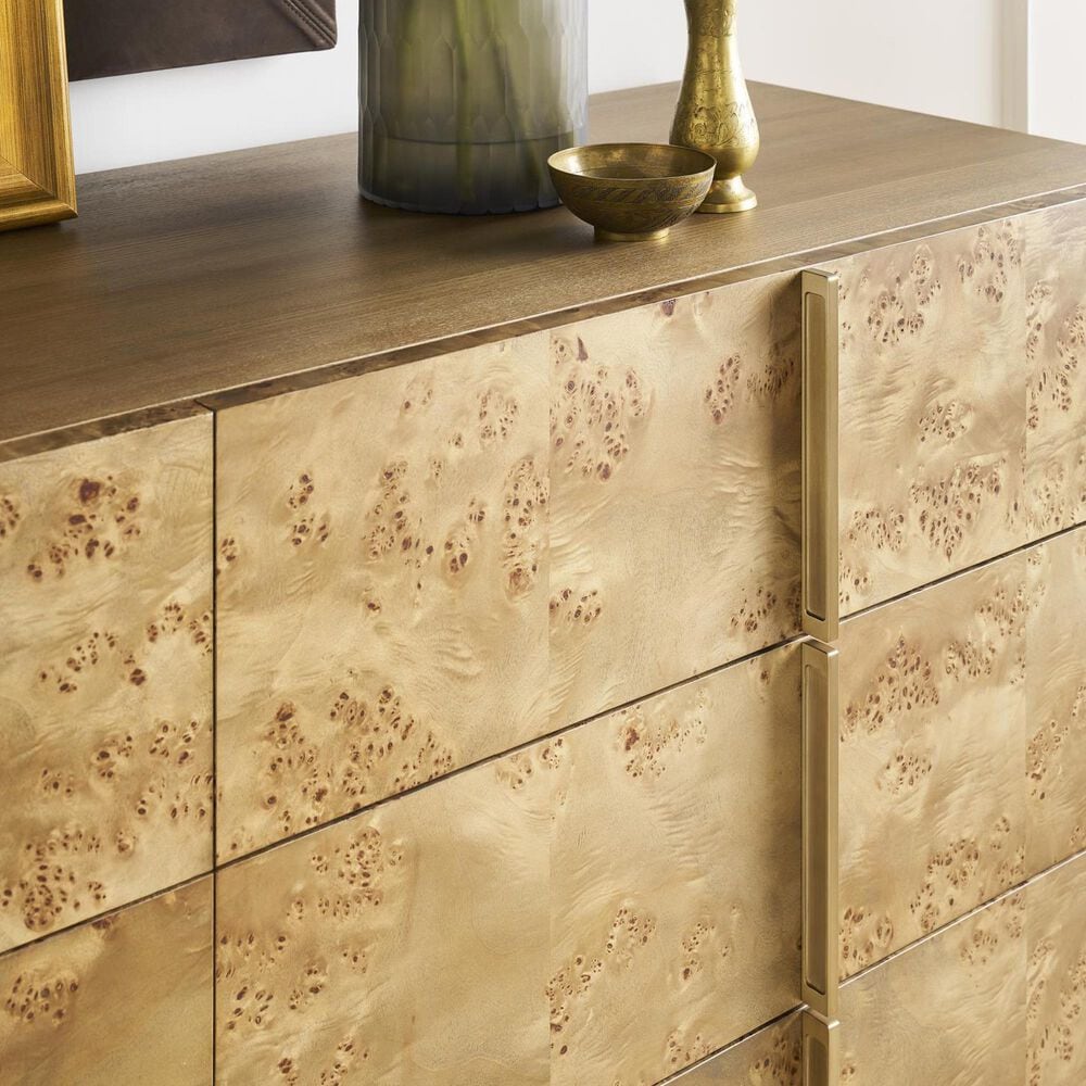 Vanguard Furniture Nova 6 Drawer Dresser in Saddle, , large
