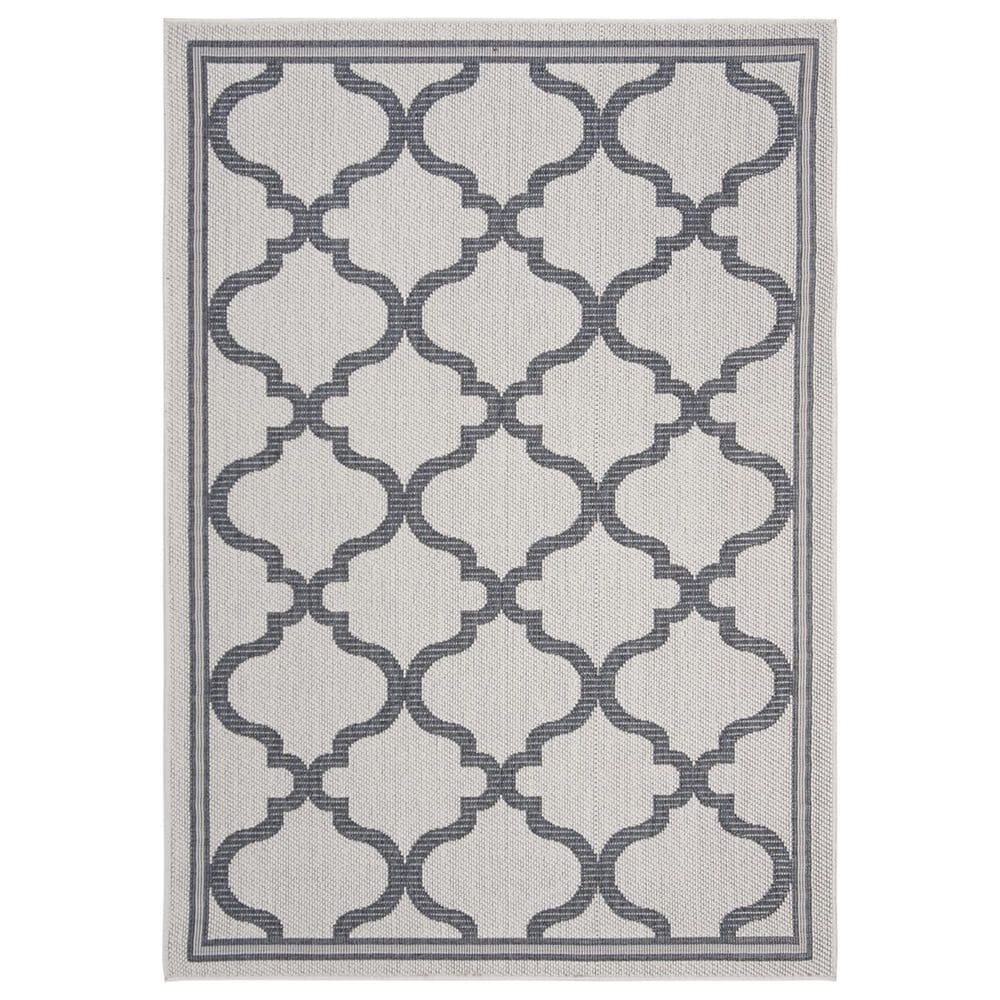 Safavieh Martha Stewart Cyprus MSRO336G 6"7" x 9" Silver and Grey Area Rug, , large