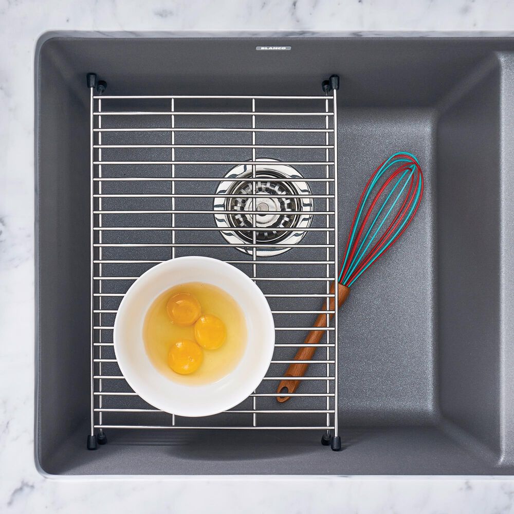 Blanco Precis Bottom Grid for 60/40 and 50/50 Sinks in Stainless Steel, , large