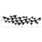 Maple and Jade 18" x 69" Wall Decor in Black, , large