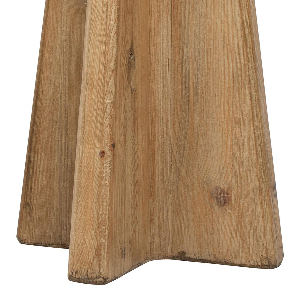 Jennifer Taylor Home Clarence End Table in Antique Natural Brown, , large