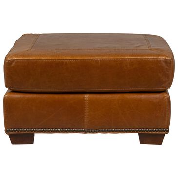 USA Premium Leather Ottoman in Saddle Glove, , large