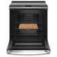 GE Profile 30" Smart Slide-In Electric Range in Stainless Steel, , large