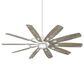 Minka-Aire Barn 65" Ceiling Fan with LED Light in Flat White, , large