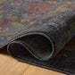 Loloi Winchester Sapphire and Multicolor 8"6" Round Area Rug, , large