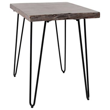 Waltham Nature"s Edge Chairside Table in Brushed Grey, , large