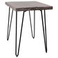 Waltham Nature"s Edge Chairside Table in Brushed Grey, , large
