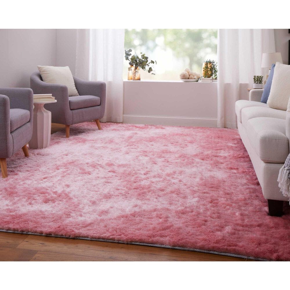 Feizy Indochine 7&#39;6&quot; x 9&#39;6&quot; Pink Area Rug, , large