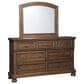 Ashley Flynnter 7 Drawer Dresser in Medium Brown, , large