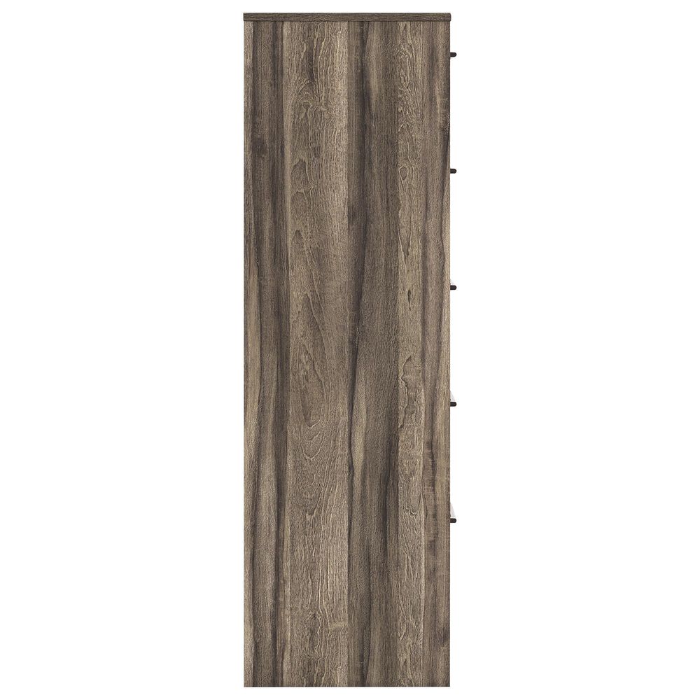 Ashley Elbrim 5-Drawer Chest in Weathered Brown, , large