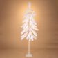 The Gerson Company 6" Pampas Grass Downswept Tree with 270 Warm White LED Lights in White, , large