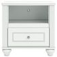Ashley Kozlani 5-Piece Twin Panel Storage Bedroom Set in Matte White, , large