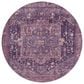Dalyn Rug Company Solace SL14 8" Round Eggplant Area Rug, , large